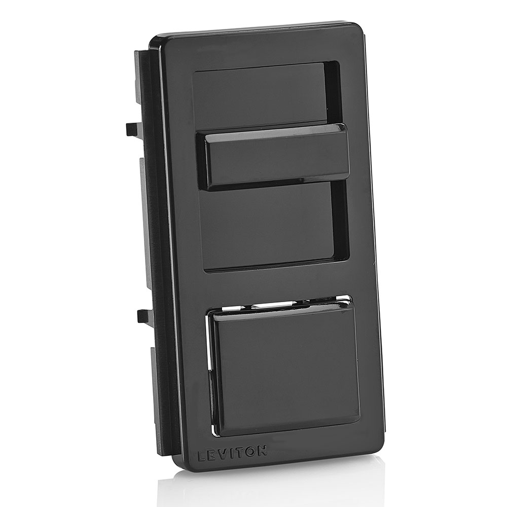 Product image for IllumaTech Dimmer Switch Color Change Kit, for use with IPL06, IPX06, IPX10, IPX12, IP710-D0 dimmers, Black