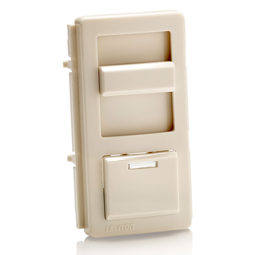 Product image for IllumaTech Dimmer Switch Color Change Kit with locator light, for use with IPI10, IPM06, IPM10, IPE04, IP710-DL dimmers, Light Almond