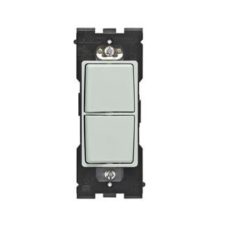 Product image for RENU® 15 Amp Single Pole Combination Switch, Sea Spray